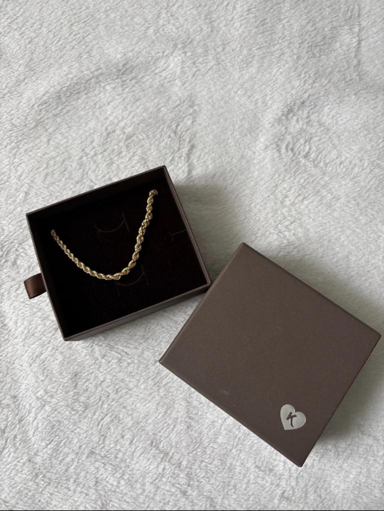 14 karaat rope chain, Ophalen, Zo goed als nieuw, Goud