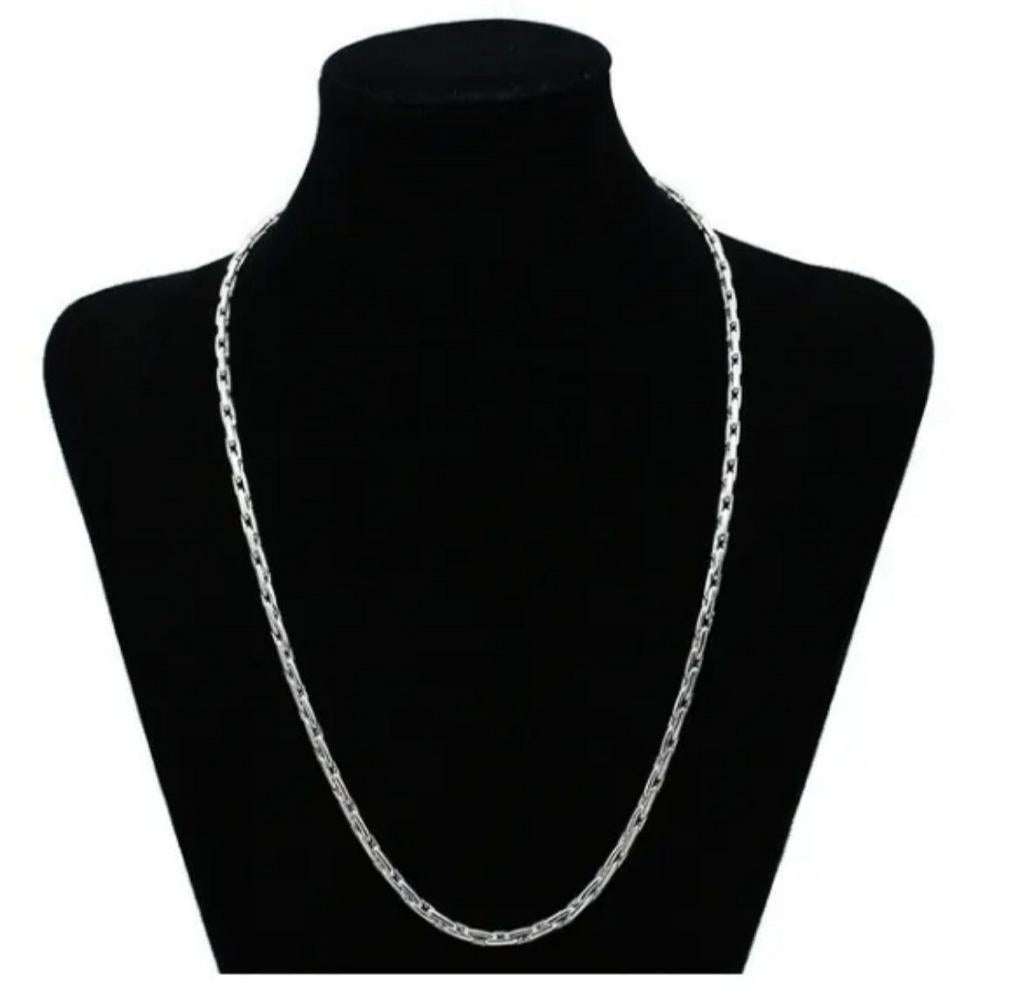 Stoere ketting, Ophalen of Verzenden, Nieuw, Zilver, Overige materialen