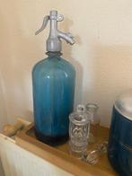 Spuitfles blauw brocante, Ophalen