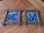 Deltfs blauwe tegels de Timmerman/ de Metselaar, Ophalen of Verzenden