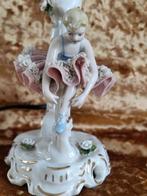 Dresden lamp brocante beeld ballerina porselein, Ophalen of Verzenden
