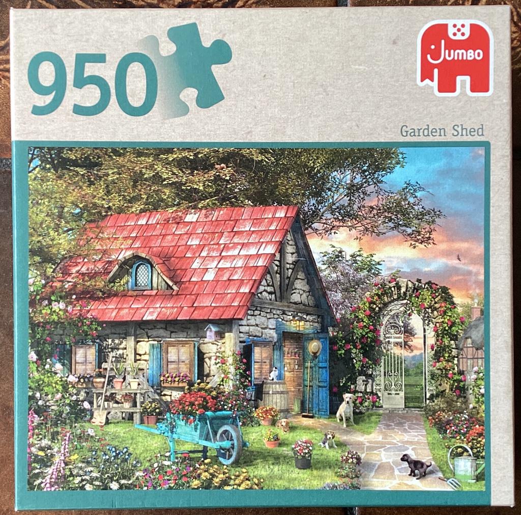 Puzzel Jumbo Garden Shed, Ophalen of Verzenden, 500 t/m 1500 stukjes, Zo goed als nieuw