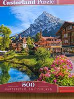 Puzzel Zwitserland Kandersteg,500 stukjes - Zo goed als nieu, Ophalen, 500 t/m 1500 stukjes, Zo goed als nieuw, Legpuzzel
