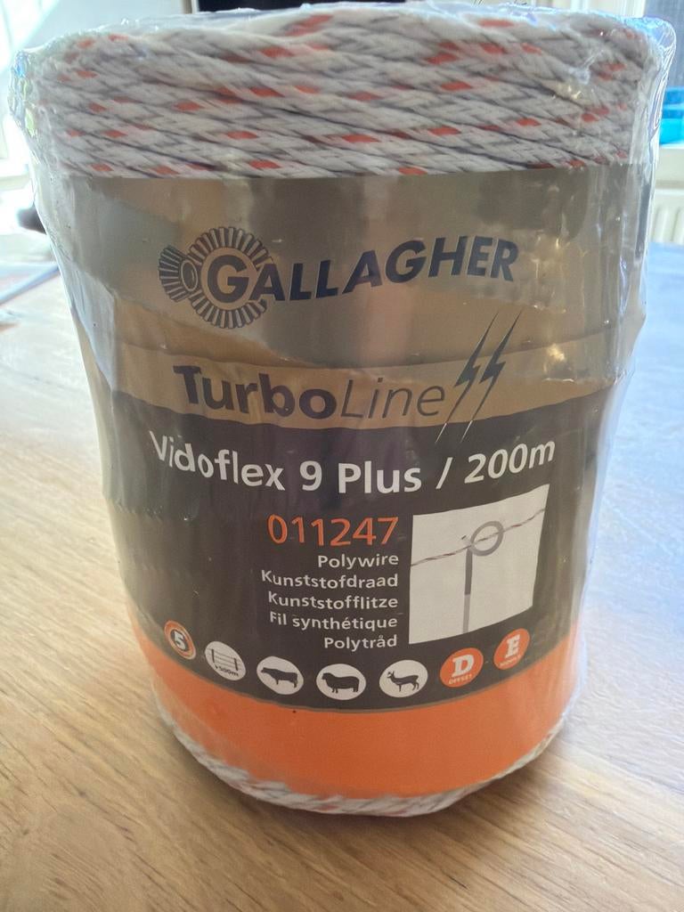 Gallagher TurboLine Vidoflex 9 Plus schrikdraad 200m