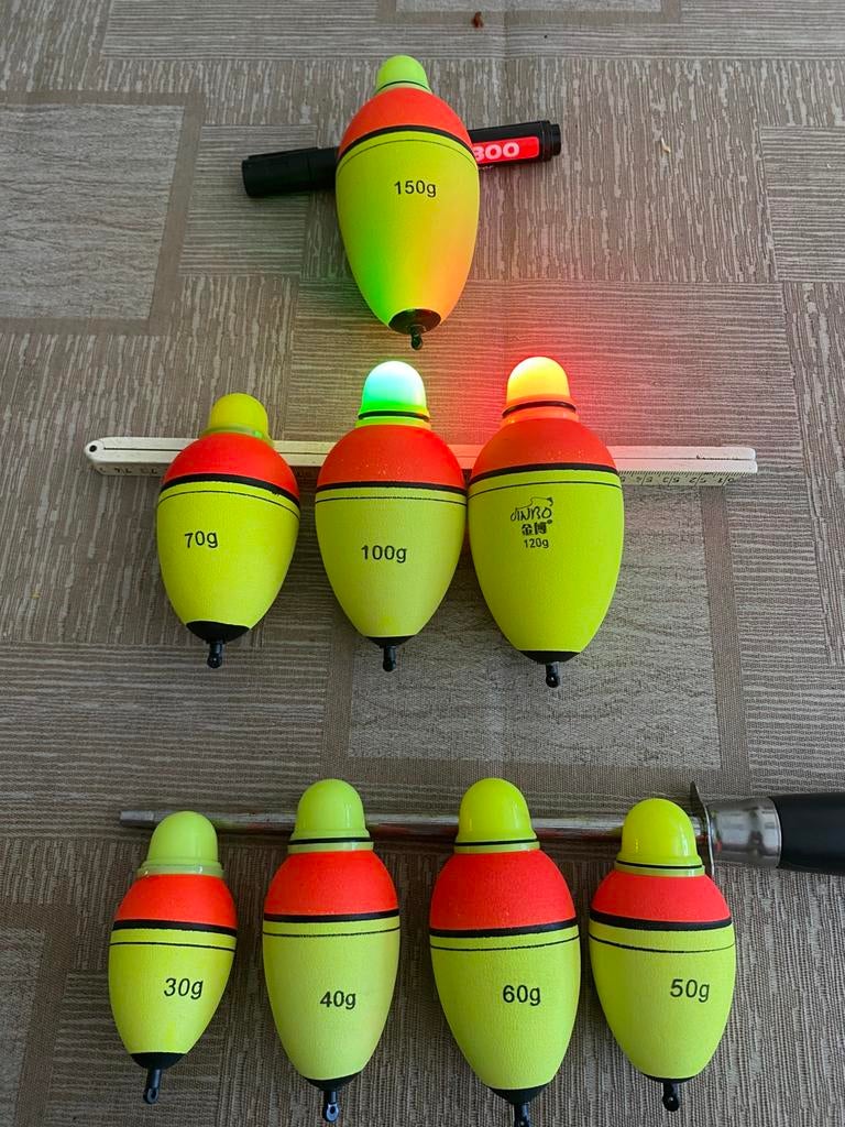 dobbers licht dobbers 2 kleuren handig,super lange brandduur, Ophalen of Verzenden, Nieuw, Dobber of Lood