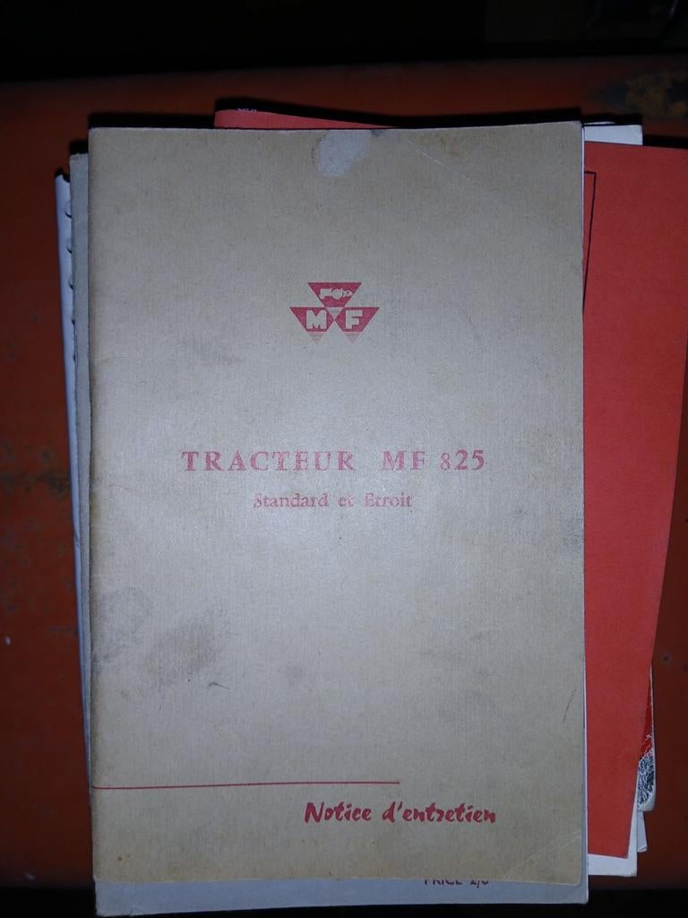 Massey ferguson ebro instructie boekje,s deel 1, Ophalen of Verzenden