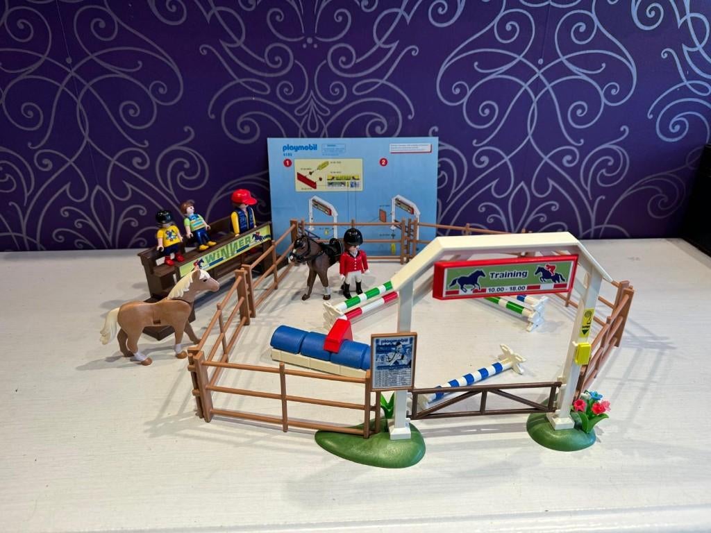 Playmobil 4185 – Springparcours, Ophalen of Verzenden, Zo goed als nieuw, Complete set
