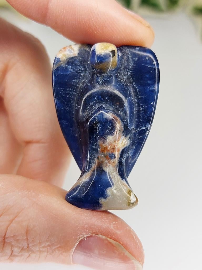 Sodaliet engeltje, Sieraden, Tassen en Uiterlijk, Edelstenen, Ophalen of Verzenden, Nieuw