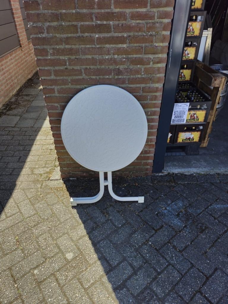 Tafel buiten, Tuin en Terras, Tuintafels, Ophalen, Gebruikt, Rond, Kunststof