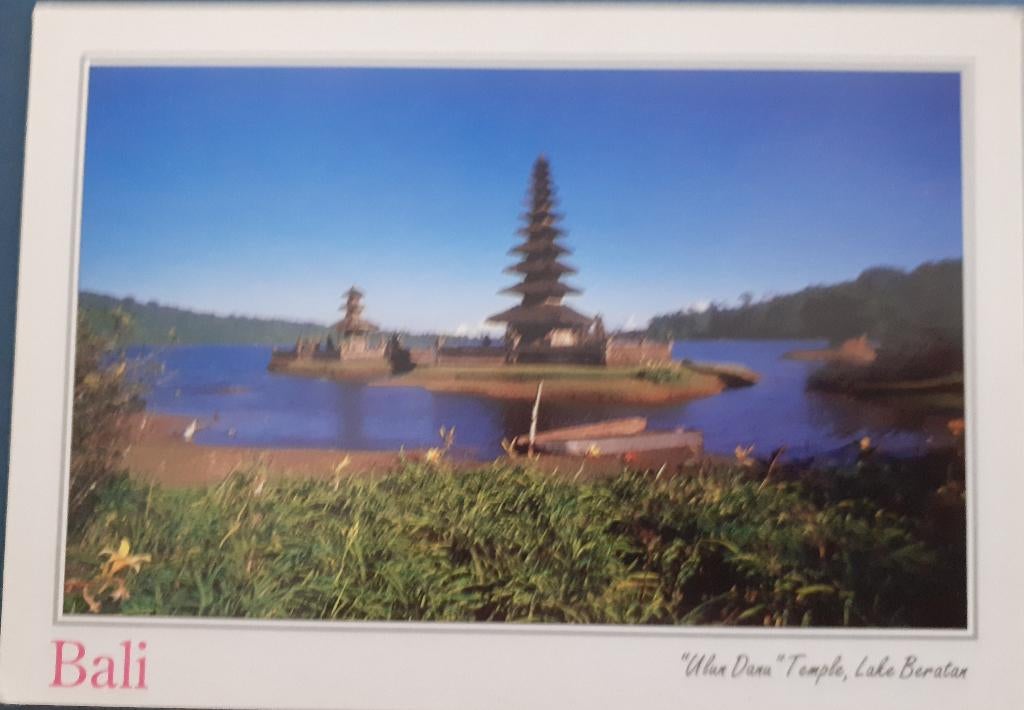 Ansichtkaart Indonesie Bali, Verzamelen, Ophalen of Verzenden, 1980 tot heden, Gelopen, Buiten Europa