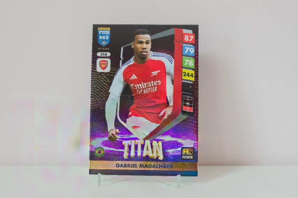 Fifa 365 Panini Gabriel Magalhaes, Ophalen of Verzenden, Zo goed als nieuw, Losse kaart