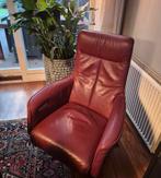 Prachtige wijnrode relaxfauteuil de Toekomst Twice, Huis en Inrichting, Ophalen, 75 tot 100 cm, 50 tot 75 cm