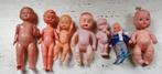 7 oude poppen   popjes van celluloid / kunststof circa 1950, Antiek en Kunst, Antiek | Speelgoed, Ophalen of Verzenden