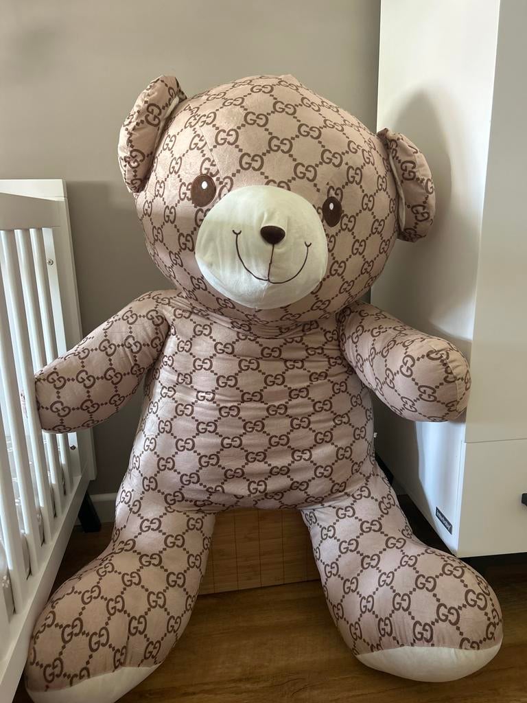 Grote Kermis Knuffel Gucci Beer, Ophalen, Overige merken, Beer, Zo goed als nieuw