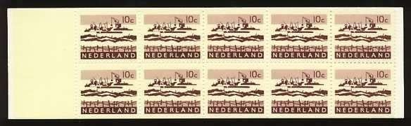 Nederland Postzegelboekje 5 postfris 1966, Ophalen of Verzenden, Na 1940, Postfris