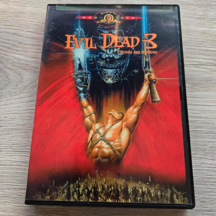 Evil Dead 3 - Army of Darkness (4 HALEN = 3 BETALEN), Cd's en Dvd's, Dvd's | Horror, Zo goed als nieuw, Alle leeftijden, Ophalen of Verzenden