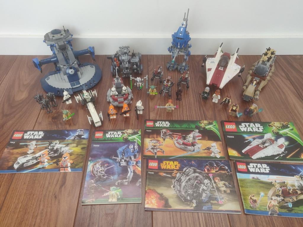 LEGO Star Wars set bundle + minifiguren (o.a. Yoda, Grievous, Inclusief minifiguren, Gebruikt, Star Wars, Ophalen of Verzenden