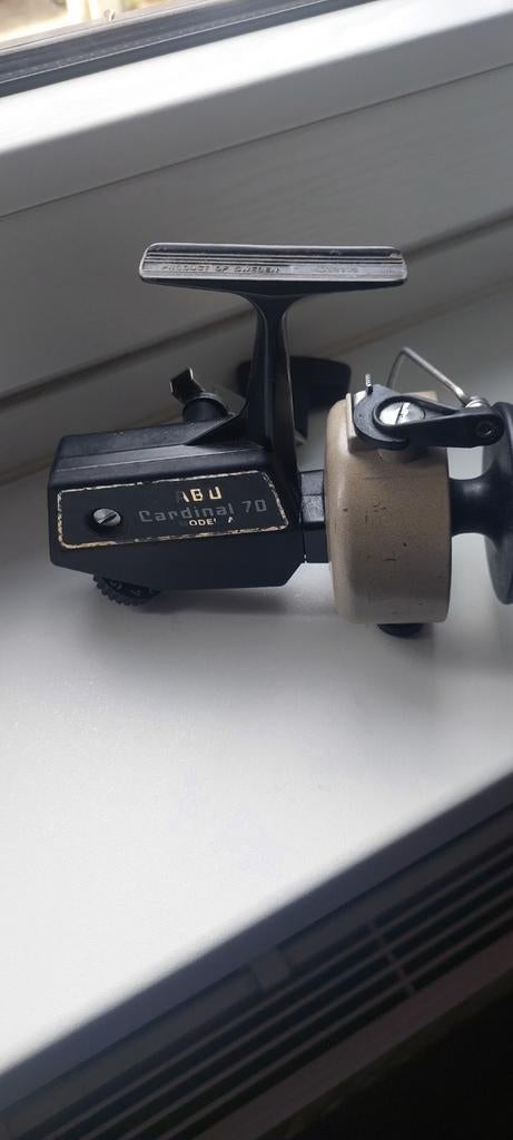 Abu Cardinal 70, leuke verzamelmolen voor weinig!, Watersport en Boten, Hengelsport | Algemeen, Ophalen of Verzenden, Gebruikt