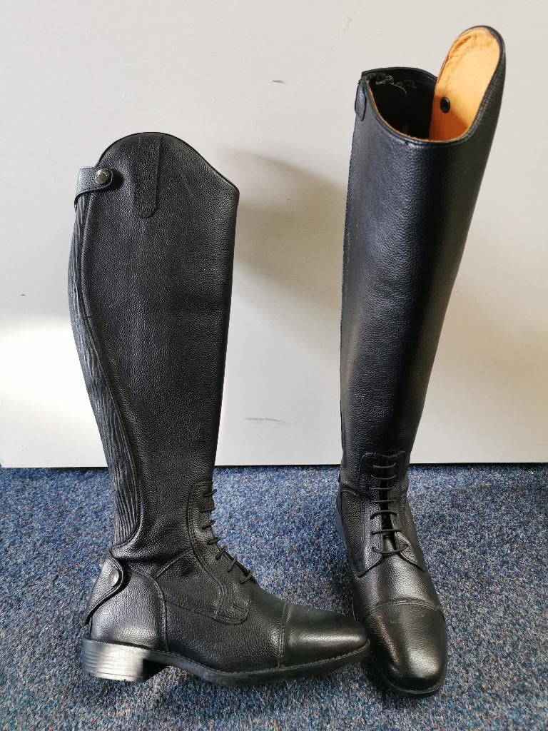 Hkm Latinium style paardrijlaarzen maat 37 XL zwart, Eu, Ophalen of Verzenden, Eu, Hkm