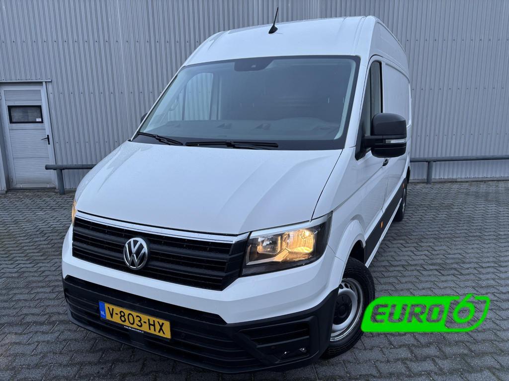 Volkswagen Crafter 35 2.0 TDI L3H3*AUTOM.*A/C*NAVI*HAAK*CRUI, Stof, Gebruikt, 4 cilinders, Volkswagen