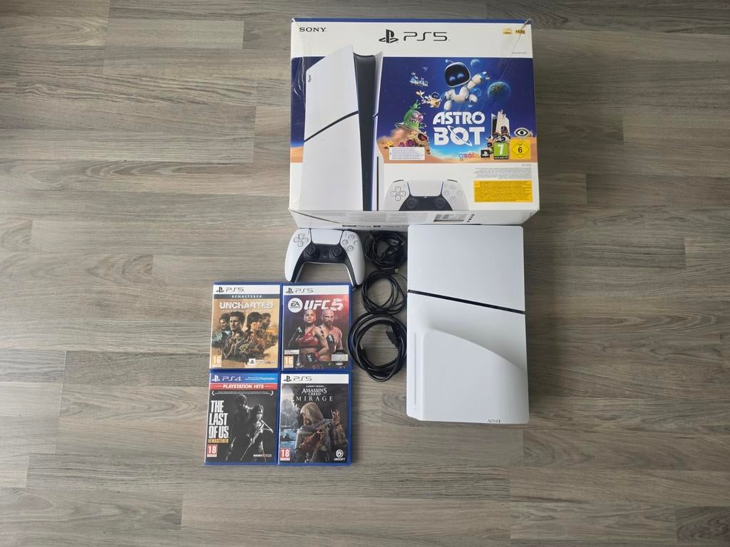 Playstation 5 Slim 1TB Disc Editie+Garantie+Games Lees Goed️, Spelcomputers en Games, Sony Playstation 5 Netherlands, Playstation 5