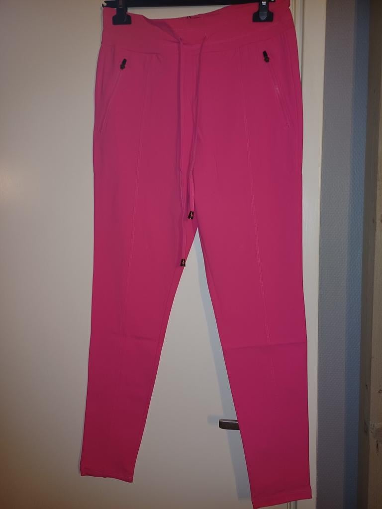 Fuchsia skinny travelbroek met ritsjes - Maat S-Xxl, Maat 38/40 (M), Mi piace, Nieuw, Ophalen of Verzenden
