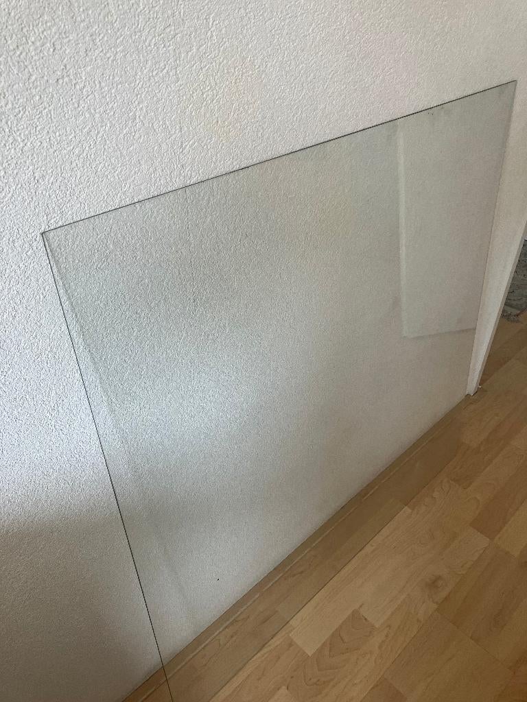 Gehard glas, 80 tot 120 cm, Zo goed als nieuw, Glasplaat, 160 cm of meer