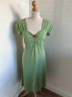 King Louie maat L groene retro jurk 2984, Maat 42/44 (L), Ophalen of Verzenden, Zo goed als nieuw, Knielengte