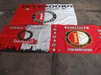 3x vlag Feyenoord voetbal Rotterdam in 1 koop, Diversen, Vlaggen en Wimpels, Ophalen, Gebruikt