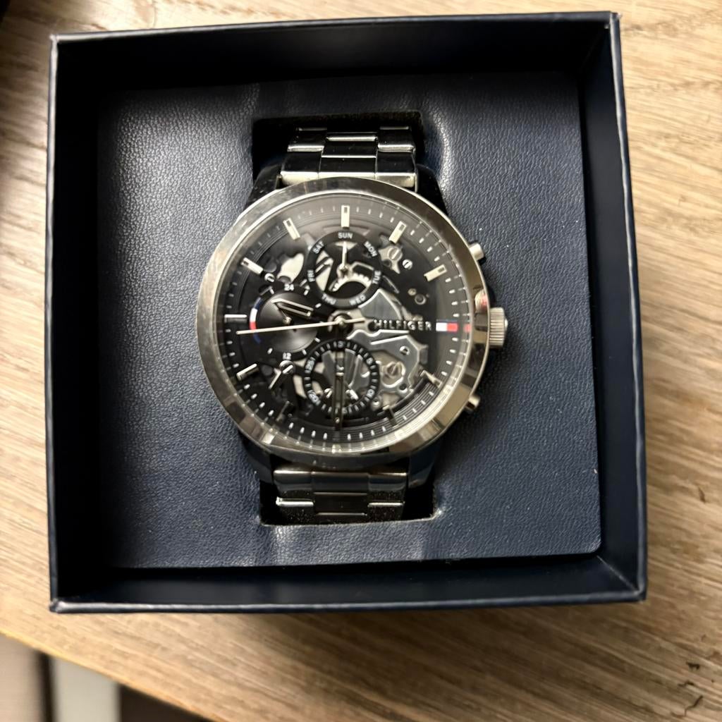 Tommy hilfiger, Overige merken, Staal, Polshorloge, Nieuw