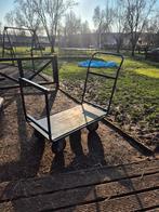 Stevige transportkar met wielen - Ideaal voor tuin/werk, Doe-het-zelf en Verbouw, Transportwagens, 100 liter of meer, Ophalen
