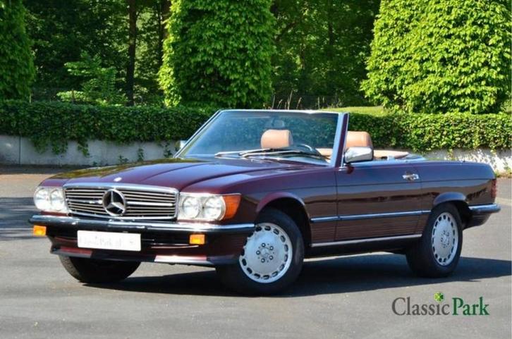 Gevraagd / Gezocht Mercedes-Benz SL SL AUT 1981 Blauw, Auto's, Mercedes-Benz, Particulier, SL, Benzine, Cabriolet, Automaat, Geïmporteerd