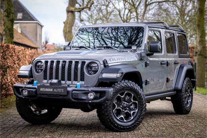 Jeep Wrangler Unlimited 4xe 380 Rubicon Raptor Lier Custom B, Auto's, Jeep, Bedrijf, Te koop, Wrangler, 4x4, ABS, Achteruitrijcamera