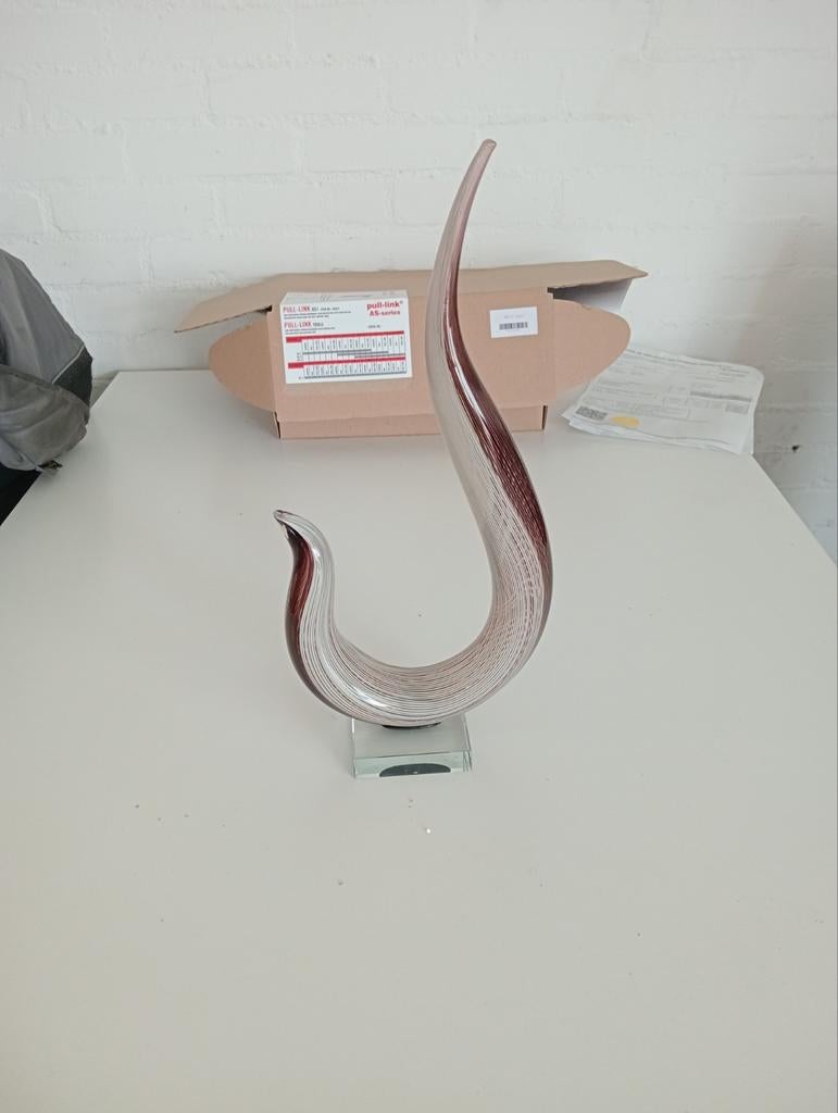 Leonardo Ease glass sculpture used 50 cm modern style, Ophalen of Verzenden