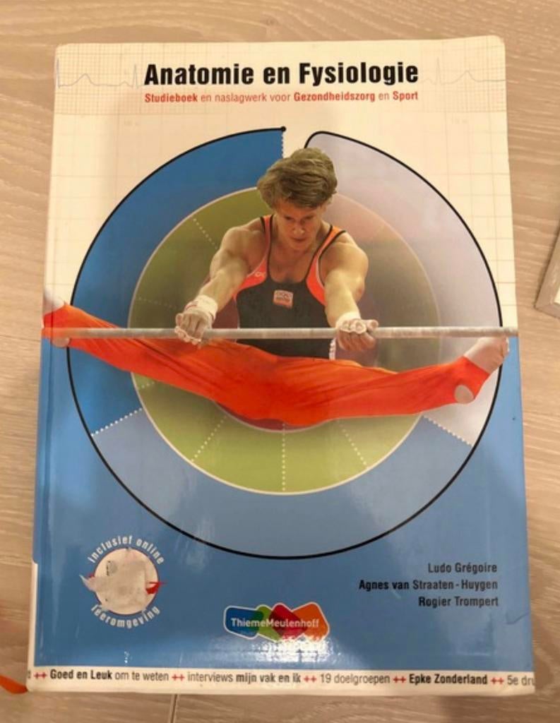 Anatomie en fysiologie, 5e druk incl. Online leeromgeving, Boeken, Ophalen of Verzenden, Zo goed als nieuw, Overige niveaus
