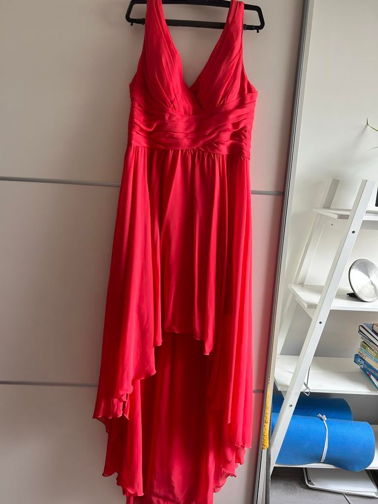 Feest gala jurk, Ophalen of Verzenden, Zo goed als nieuw, Rood, Galajurk