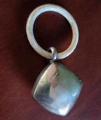 Oude Zilveren rammelaar met bijtring, Ophalen of Verzenden, Zilver