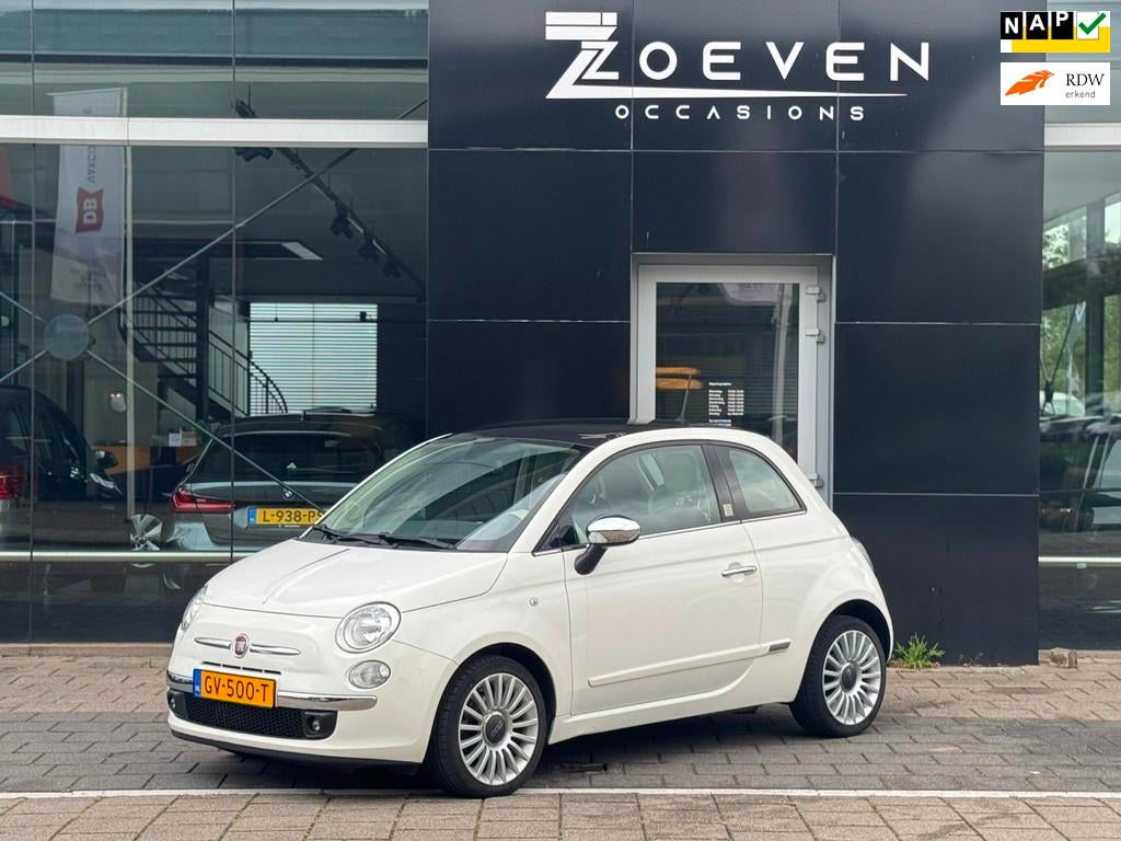 Fiat 500 0.9 TwinAir Turbo Rivièra Maison, Auto's, Fiat, Voorwielaandrijving, Gebruikt, Bedrijf, Handgeschakeld