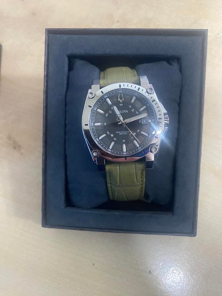 Bulova icon precionist, Sieraden, Tassen en Uiterlijk, Horloges | Heren, Overige merken, Leer, Polshorloge, Ophalen of Verzenden