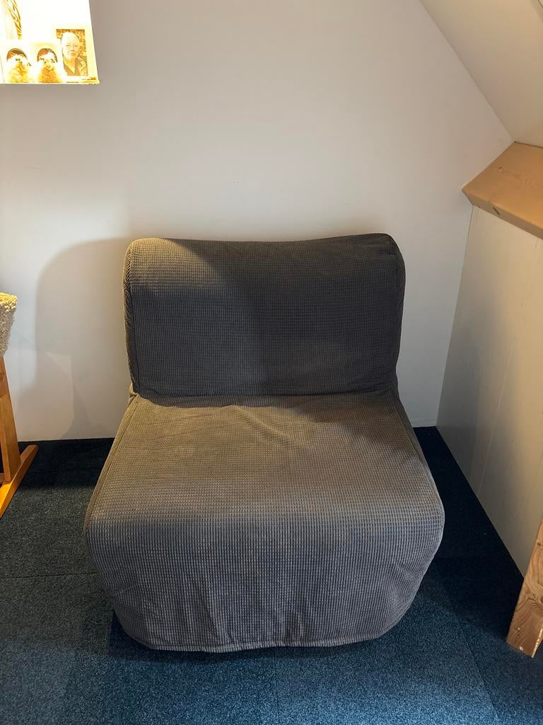 IKEA Lycksele slaapbank 1-persoons 2 hoezen, Ophalen, Gebruikt, Eenpersoons, 190 cm of minder