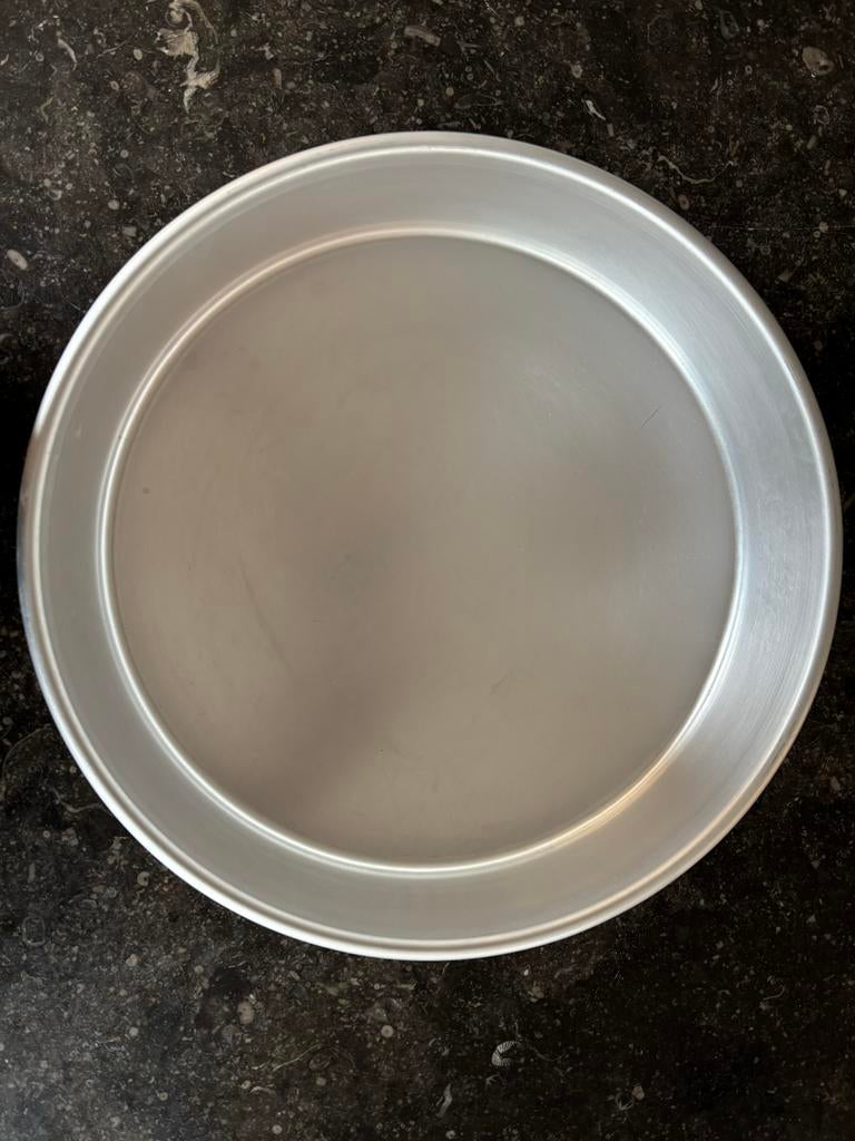 Agnelli Bakblik Rond Aluminium 34 cm, Ophalen of Verzenden, Zo goed als nieuw, Aluminium, Overige typen