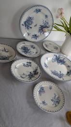 Franse Sarreguemines Flore en Carmen borden schalen, Ophalen of Verzenden, Overige stijlen, Bord(en)