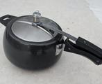 Zwarte snelkookpan, Ophalen of Verzenden, Gietijzer, Koekenpan of Braadpan