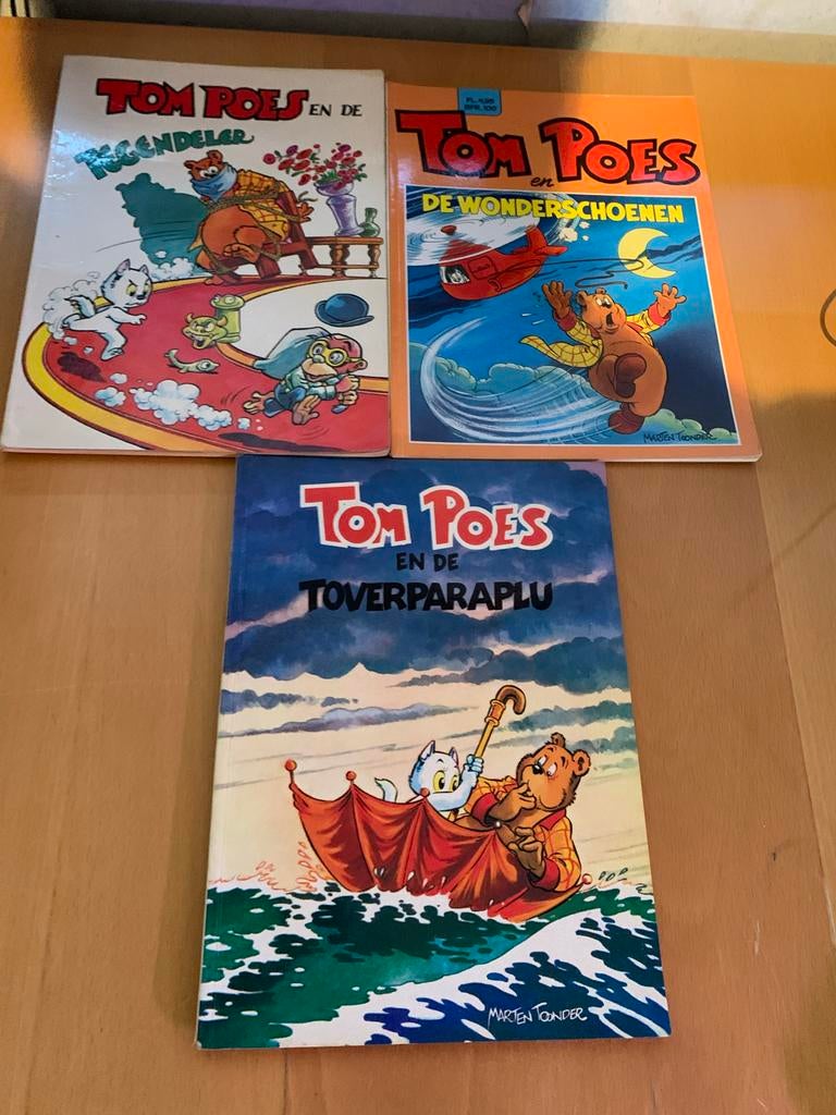 Tom Poes stripboeken - 3 stuks, Meerdere stripboeken, Ophalen of Verzenden, Gelezen