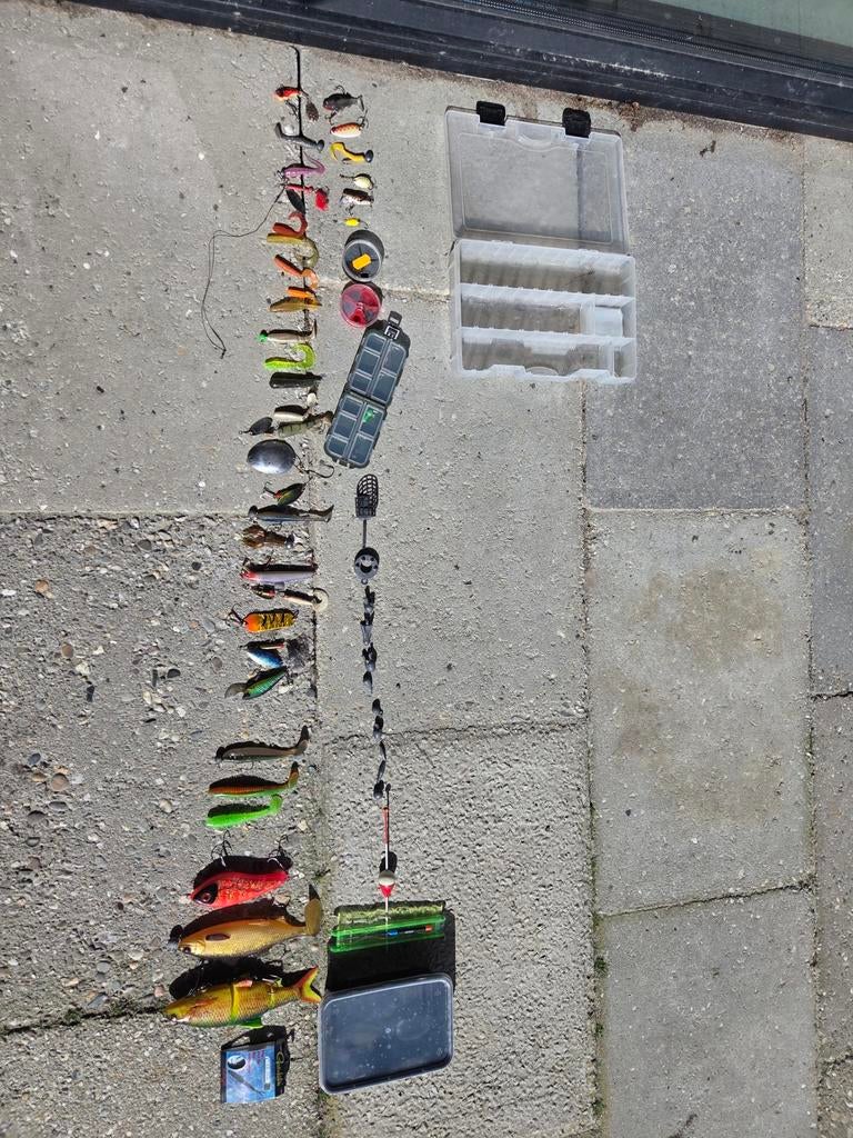 Diverse collectie visaasjes en toebehoren, Watersport en Boten, Ophalen of Verzenden