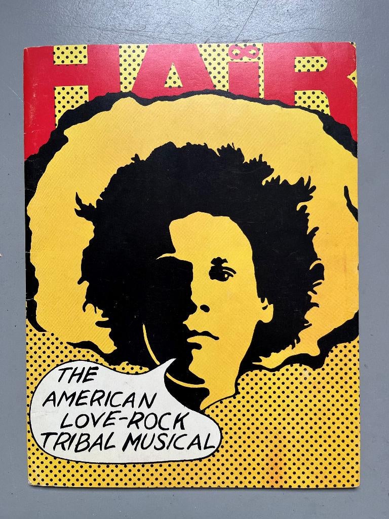 Hair The Musical origineel programmaboekje 1970 première, Boeken, Ophalen of Verzenden, Zo goed als nieuw, Artiest