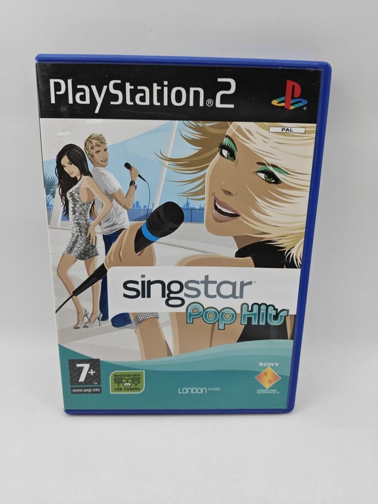 SingStar Pop Hits - PS2, Spelcomputers en Games, Games | Sony PlayStation 2, Muziek, Gebruikt, Support@playstation.com, 2 spelers