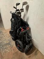 Golfset, 12-delig met trolley, zwart., Sport en Fitness, Golf, Ophalen, Zo goed als nieuw, Set