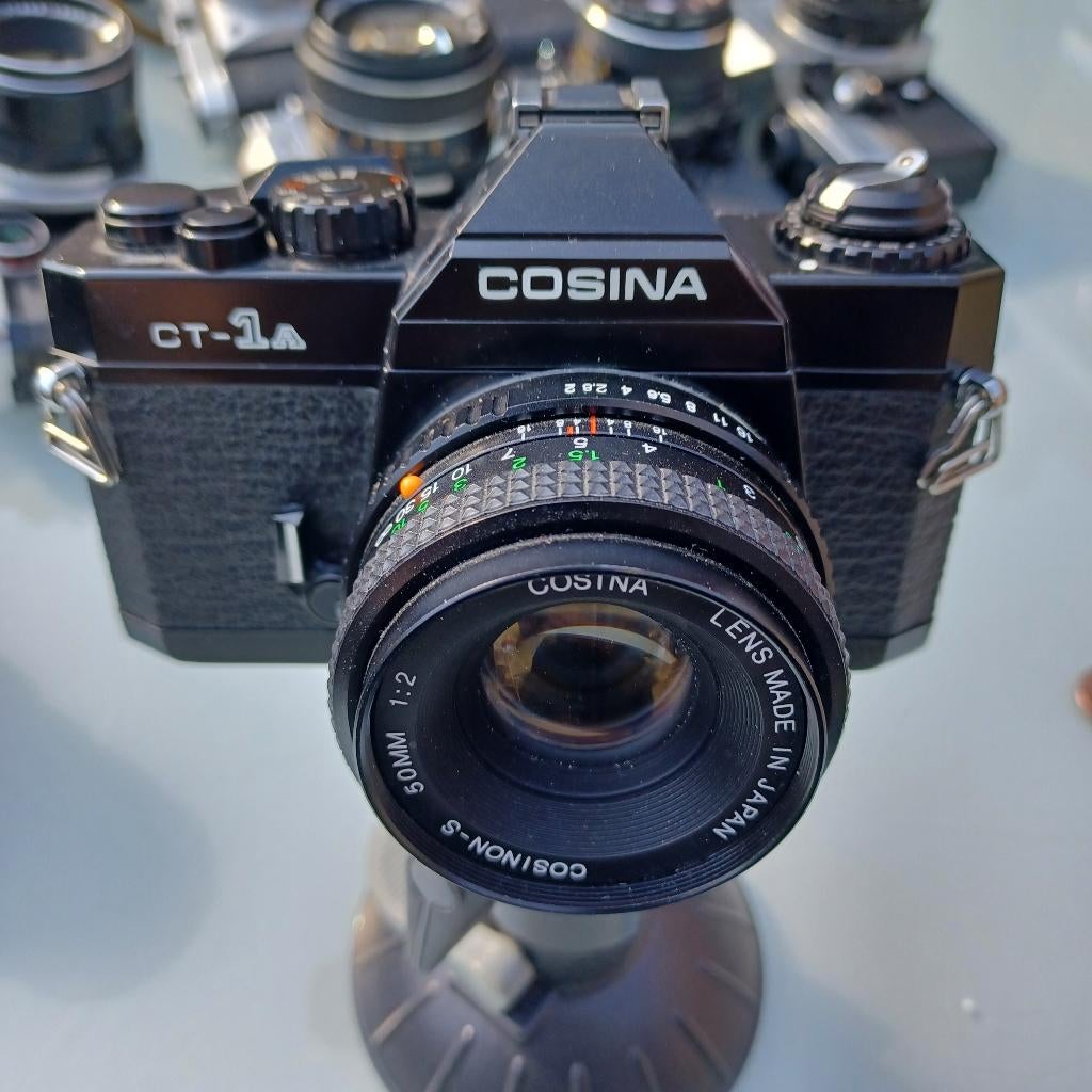 Cosina CT1a (zwart ) met cosinon 50mm lens, Ophalen of Verzenden, Gebruikt, Spiegelreflex, Overige Merken
