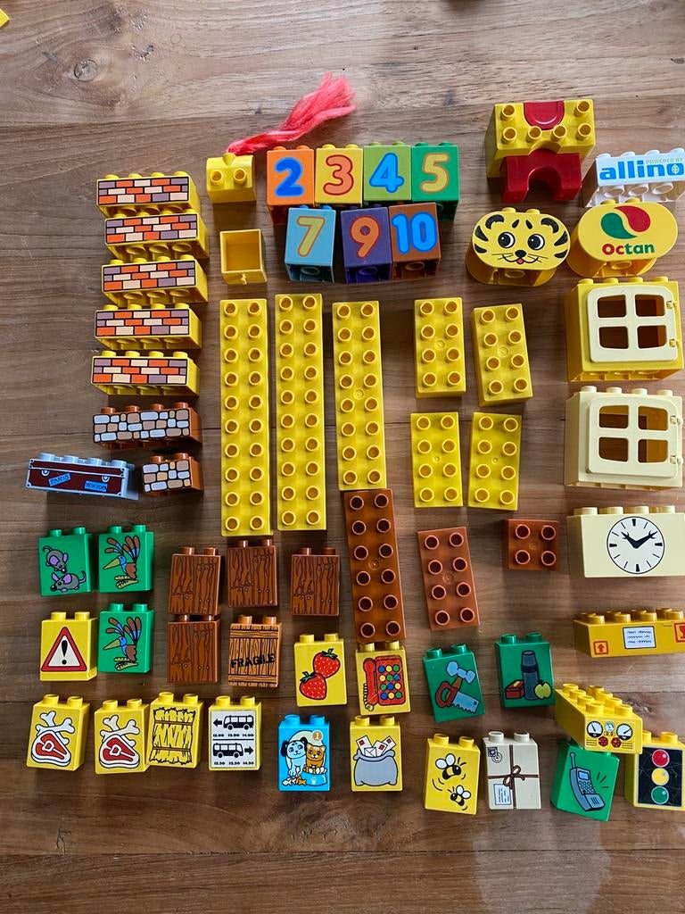 Blokken duplo, Kinderen en Baby's, Speelgoed | Duplo en Lego, Ophalen of Verzenden, Gebruikt, Losse stenen, Duplo